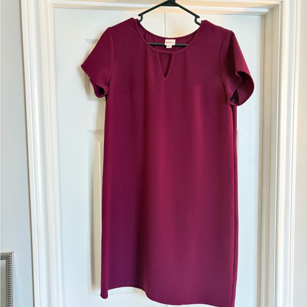 Merona Dress in Berry with Keyhole Neck